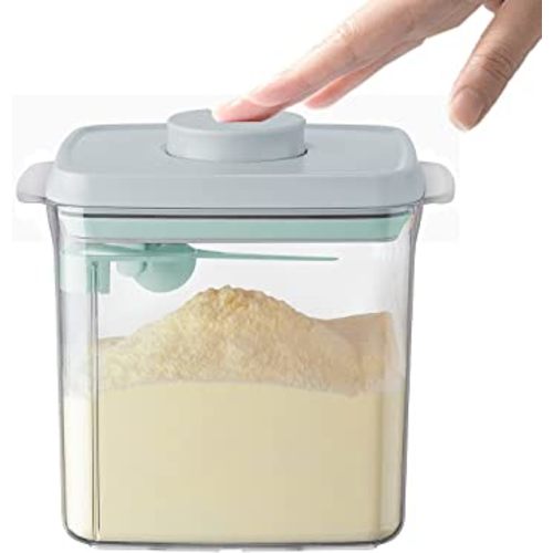 Haivebo Formula Container Dispenser 1700ml / 1.85qt Airtight Formula Container with Scoop Scraper Bpa Free Food Storage Container Non Slip Large Capacity