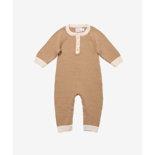 Archie Jumpsuit, Camel - 12M