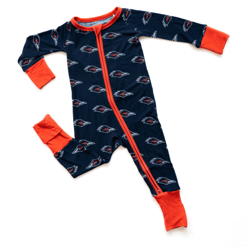 UTSA One-Piece: Cozy Bamboo Zippered Outfit for Fans