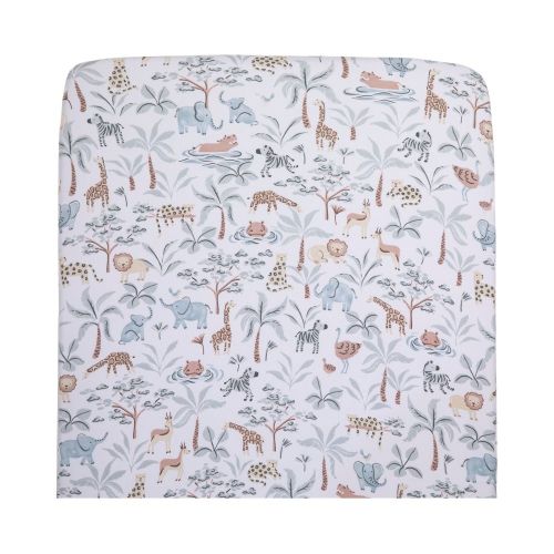 Living Textiles Cot Fitted Sheet Wild Safari