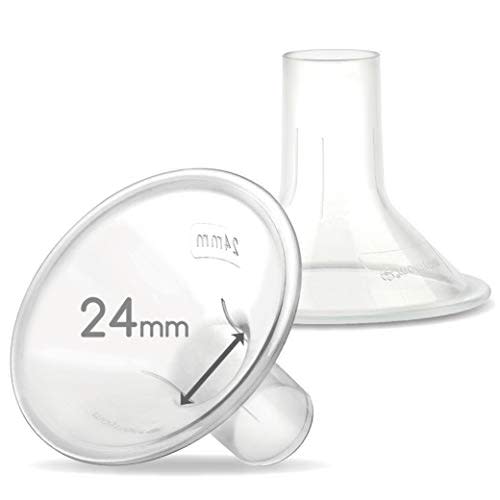Maymom MyFit Classic 24mm Shield Compatible w Maymom Widemouth Connector Not Original Spectra S2 Accessories Spectra S1 Not Original Spectra Pump Parts Spectra Flange
