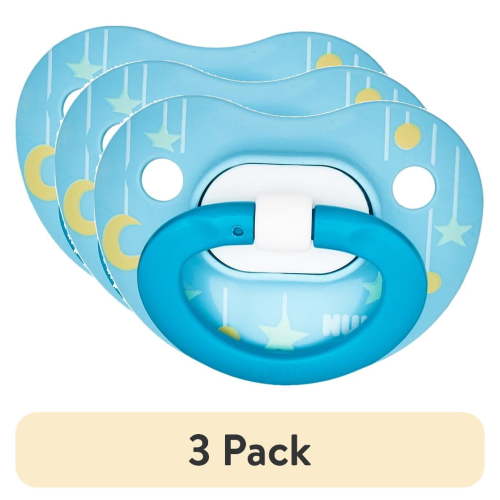 (3 pack) NUK Orthodontic Infant Toddler Pacifiers, 6-18 Months, Neutral, Unisex, 3 Pack
