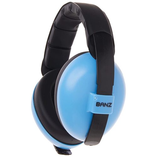Baby BANZ Earmuffs Infant Hearing Protection â€“ Ages 0-2+ Years â€“ Industry Leading Noise Reduction Rating â€“ Soft & Comfortable â€“ Baby Ear Protection - Blue
