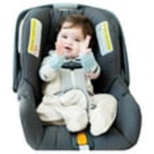Buckle Me Baby Coats Sleep Sack | Car Seat Blanket | Car Seat to Crib Baby Wearable Blanket for Easy Transitions from Stroller, Carrier, High Chair or Any 5 Point Harness | 0-4 Months Cream Blankie