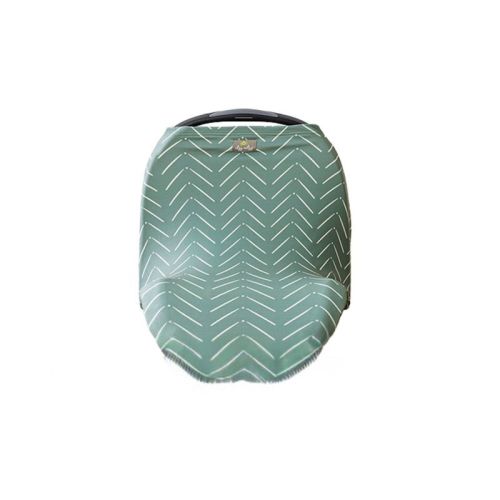 Itzy Ritzy Mom Boss 4-in-1 Nursing Cover And Bib Set - Sage