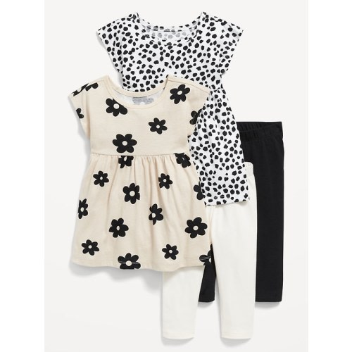 Short-Sleeve Dress &amp; Leggings Set for Baby