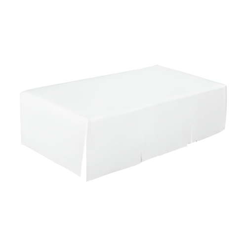 EVERYDAY KIDS White Pleated Crib Skirt