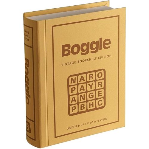 WS Game Company Boggle Vintage Bookshelf Edition