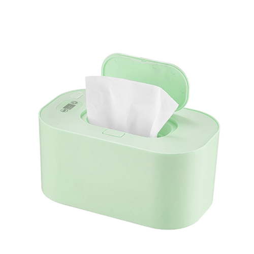 Portable Baby Wipes Warmer with Temperature Control, Top Heating System for Sensitive Skin, Digital Display Adjusts 104℉-140℉, Holds 80 Wipes, BPA-Free ABS Material