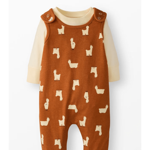 Baby Long Sleeve T-Shirt & Overalls Set | Hanna Andersson