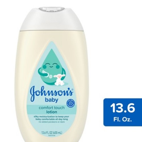 Johnson’s Comfort Touch Newborn Baby Face & Body Lotion - 13.6 fl oz