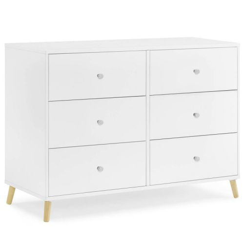Delta Children Jordan 6 Drawer Dresser - Bianca White