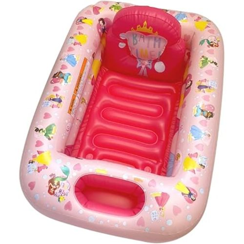 Disney Princess Loving Life Inflatable Tub, 30" L x 21" W x 11" H