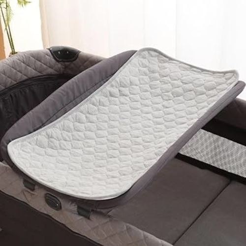 BlueSnail Washable Underpads,Waterproof,Soft, Portable and Reusable Incontinence Bed Pads for Toddler,Adults,Elderly and Pets (18" x 24" Pack of 3)(Ash Gray)