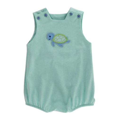 Turtle Tides - Boys Knit Infant Bubble