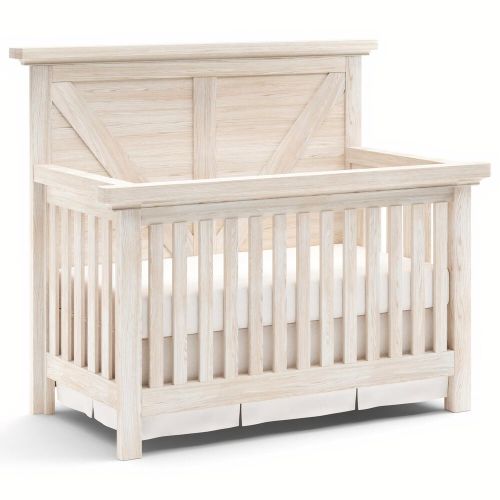 Eastern Shore Westfield 4-In-1 Convertible Crib in Brushed White