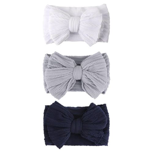 Baby Bows Headbands Nylon Baby Girl Headbands Soft Handmade Hairbands Toddler Hair Accessories for Girls Baby Newborn Infant Kids