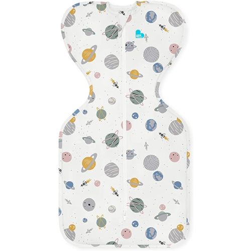 Love to Dream Swaddle, Baby Sleep Sack, Swaddle Up Self-Soothing Swaddles for Newborns, Get Longer Sleep, Snug Fit Helps Calm Startle Reflex, Lite 0.2 Tog Sleep Sack, 13-19 lbs, White Space