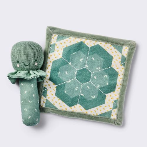 Rattle And Crinkle Paper - Turtle - 2pc - Cloud Island™