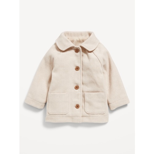 Button-Front Pocket Coat for Baby