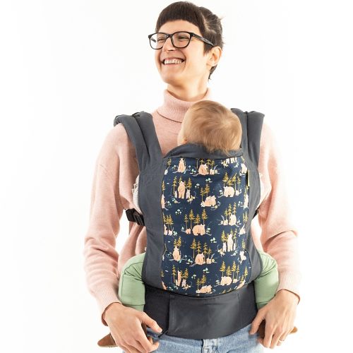 Boba Baby Carrier Classic - Backpack or Front Pack Baby Sling for 7 lb Infants and Toddlers up to 45 pounds (Bear Cub)