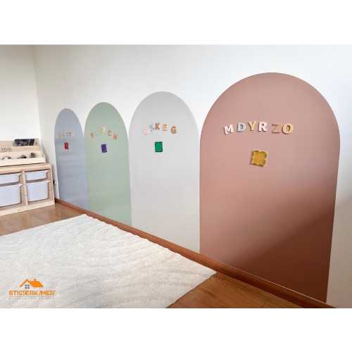 Magnetic chalkboard wall decal Magnetic wall decal playroom Montessori kids room Magnetic chalkboard for toddler gift
