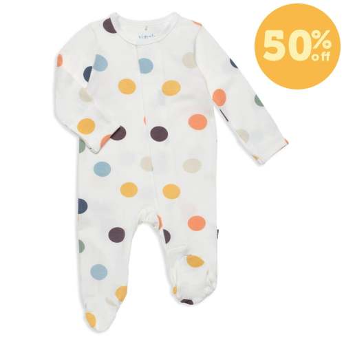 big dot cloudstretch™ magnetic footie – Magnetic Me