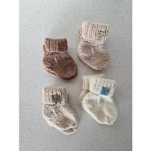 Newborn Baby Wool Knit Socks