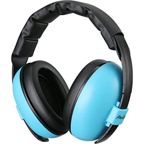 ProCase Baby Headphones for Noise, NRR 22 dB Ear Muffs for Airplane Sleep, Noise Cancelling Headphones, Infant Toddler Ear Protection 3 Months to 2 Years - Blue