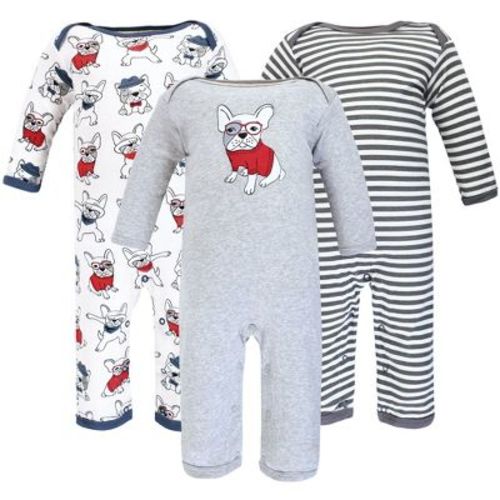 Hudson Baby Infant Boy Cotton Coveralls, Boy Whimsical Dog, 3-6 Months