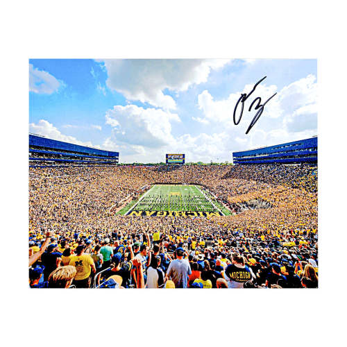 Dominic Zvada Michigan Wolverines Autographed Signed 8x10 Photo (CX Champions Circle LOA)