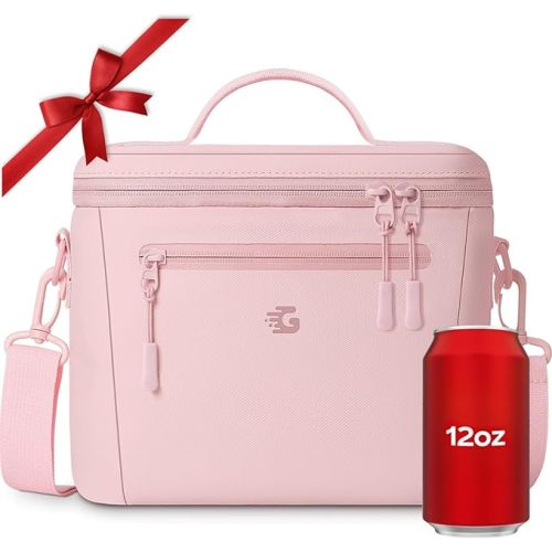 Insulated Lunch Box Bag Women Girls - Waterproof Leakproof Lightweight Reusable Cooler for School Work Picnic - Back to School