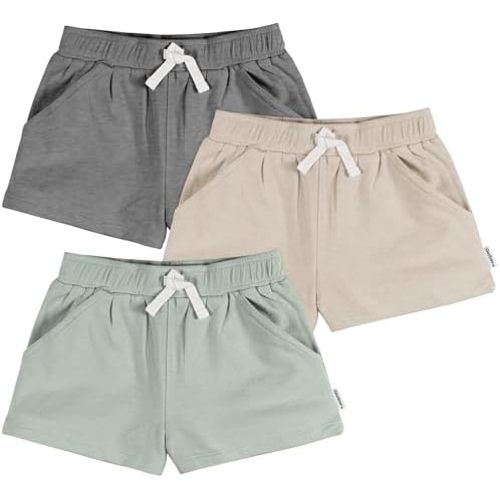 Gerber Baby Girls' 3-Pack Knit Shorts 2T