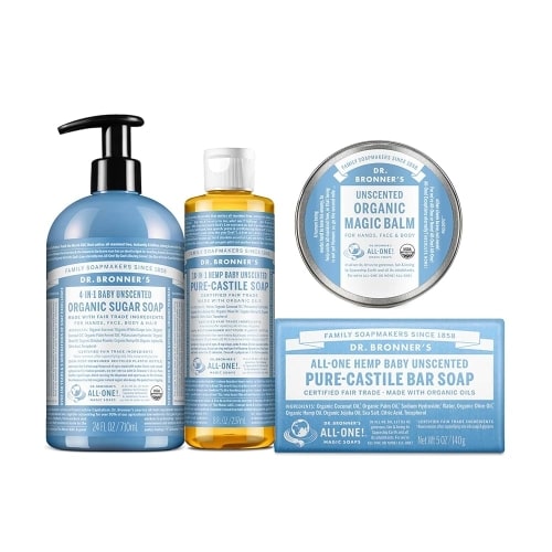 Baby Unscented Body Care Gift Set | Organic | Dr. Bronner's