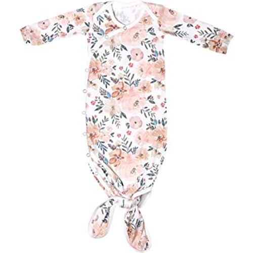 Copper Pearl Newborn Knotted Gown Autumn