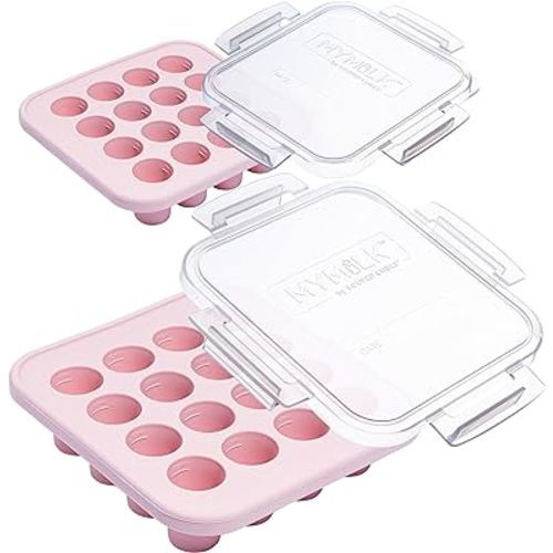 Souper Cubes MyMilk Freezer Tray With Lid - 1/2 Oz Silicone Breast Milk Freezer Tray