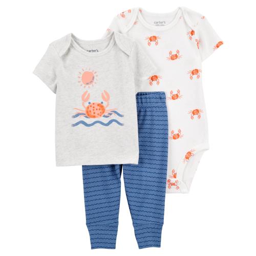 Carter's Child of Mine Baby Boy Outfit Set, 3-Piece, Sizes 0/3-24 Months