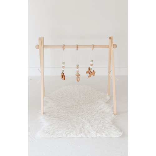Sage wooden play gym/ wooden play gym / Montessori play gym/ baby gift/ baby shower gift/ baby gym frame/ baby mobile/ modern play gyms