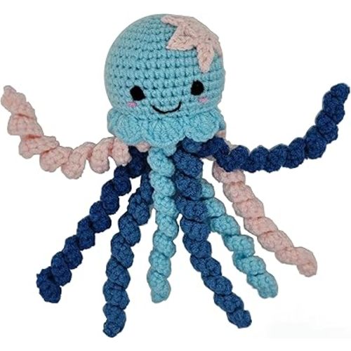 Handmade Crochet Octopus for NICU Little Ones, NICU Daily Essentials, NICU Care Gifts, Soft Comfort Gift for Your Little One (Blue)