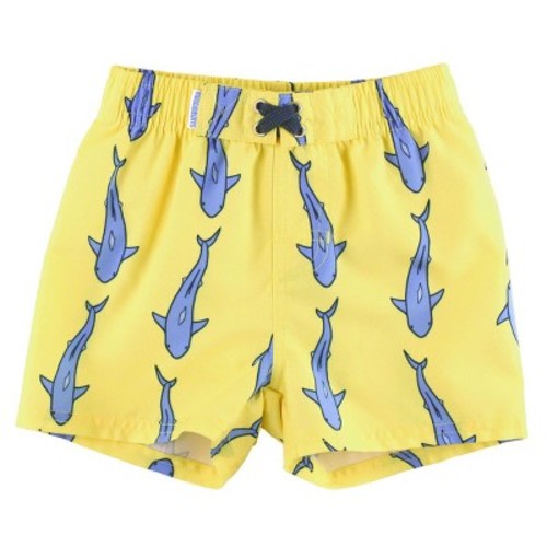 RuggedButts Boys Swim Trunks - Jawsome, Size : 6-12 Months