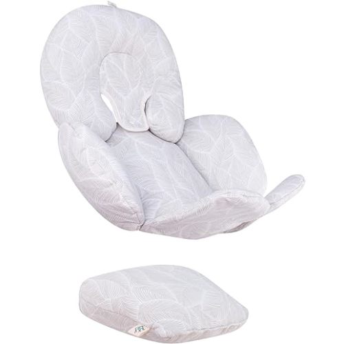 JYOKO Kids Reducer Cushion Infant Head & Baby Body Support Antiallergic 100% Cotton (Head, Body and Back Support, Bloom) 3 Parts