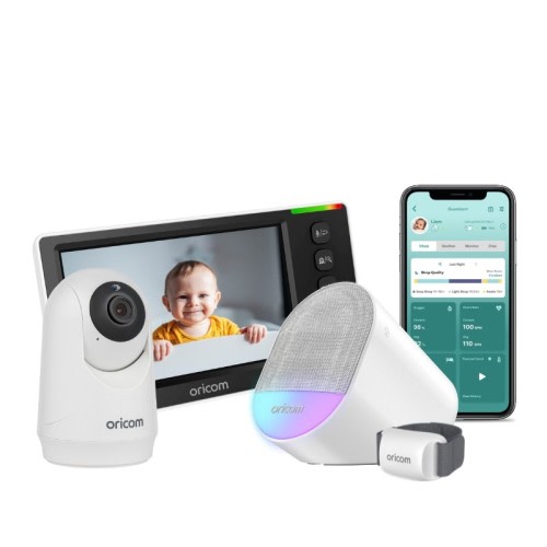Oricom OBHGPLUS Guardian Plus Wearable Sleep Tracker and Soother + SC430 4.3" Video Baby Monitor (GPLUSVPSC430)