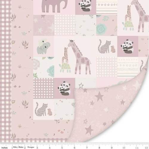 Double Lush Velvet Pink Safari Stargazing Blankets