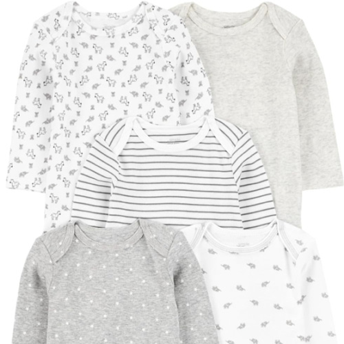 Simple Joys by Carter's unisex-baby 5-pack Long-sleeve Bodysuit