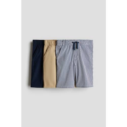 3-PACK COTTON SHORTS
