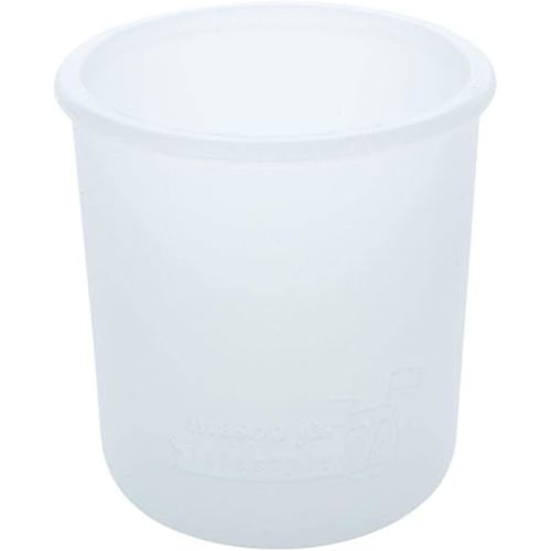 Mason Jar Lifestyle Regular Mouth Half Pint 8oz Silicone Sleeves/Jackets for Protecting Ball, Kerr, Quilted Canning Jars (Frost, 2 Pack)