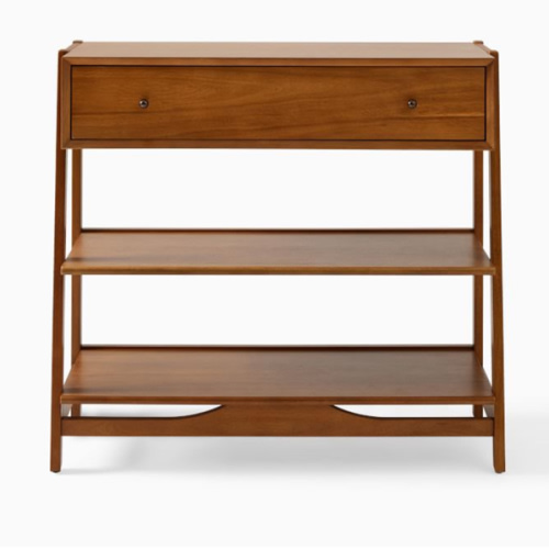 Mid-Century Open Changing Table (38")