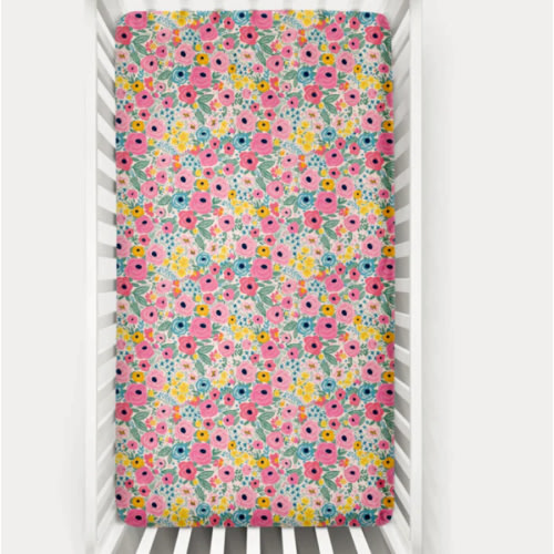 Secret Garden Fitted Crib Sheet - Little Sleepies