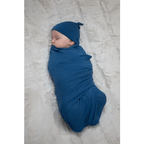 Baby Swaddle Set: Midnight Blue – Lila