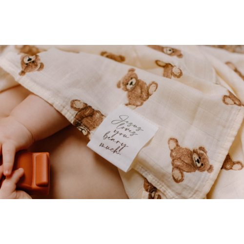 Jesus Loves You Beary Much Swaddle Blanket – OUR HOUSE ABOVE